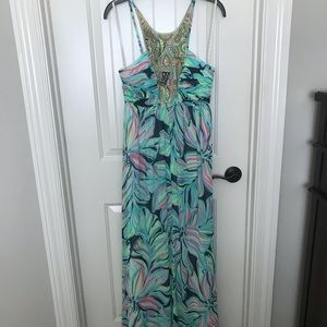 NWT Lilly Pulitzer Lannette Maxi in High Tide